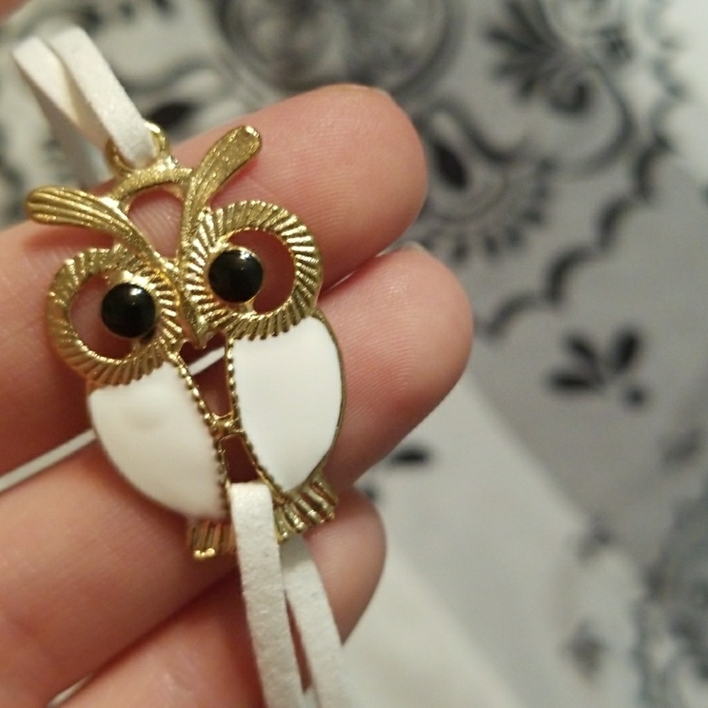 New Owl Bracelet in White